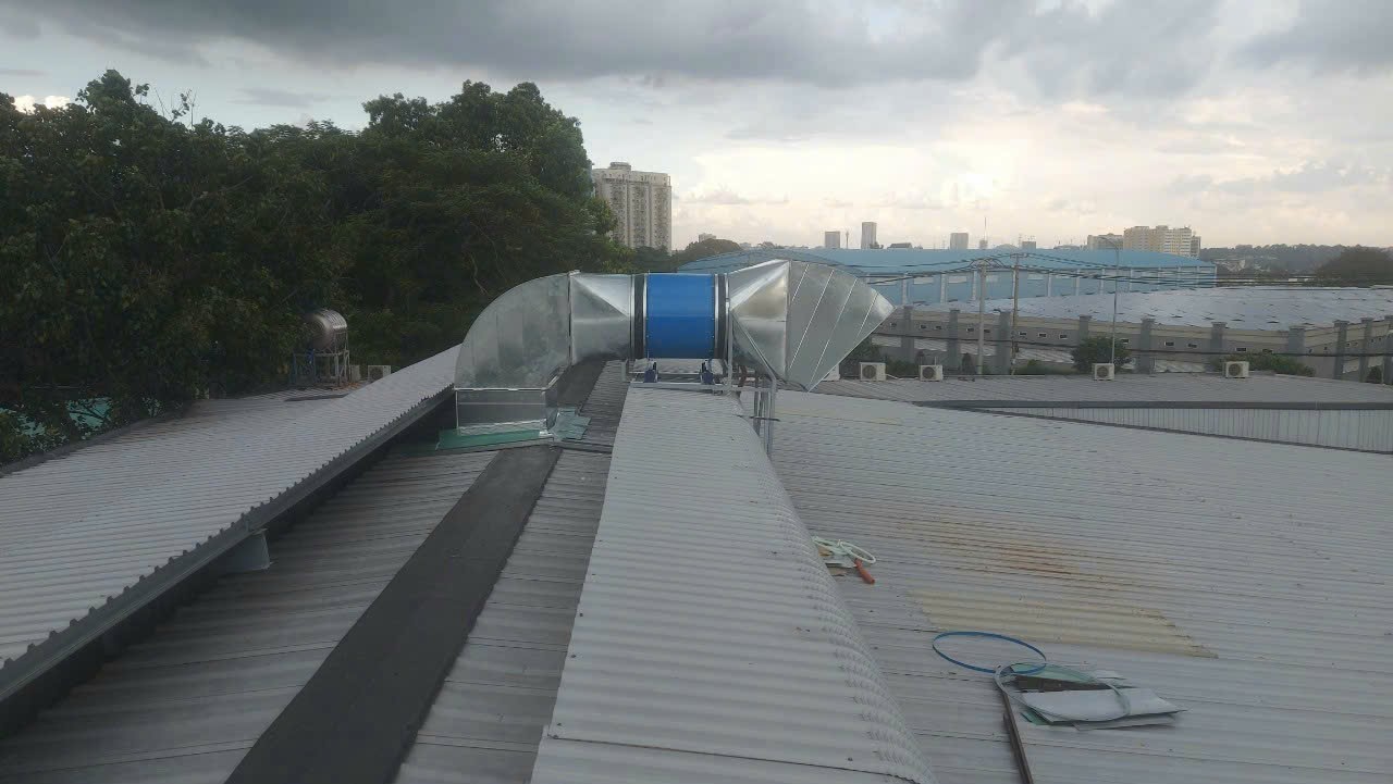 Quạt hút hướng trục